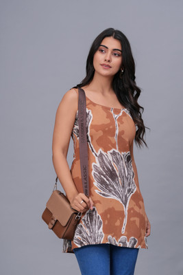 Pingaksh Women Paisley, Printed Straight Kurta(Multicolor)