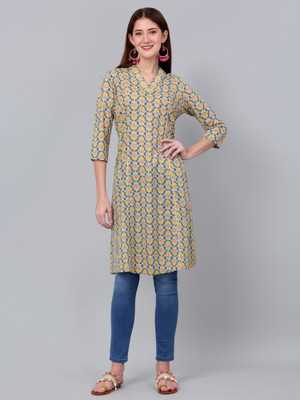 CANTABIL Women Printed A-line Kurta(Multicolor)