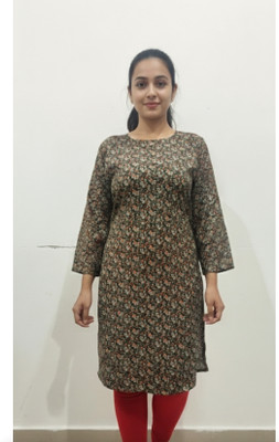 RIDDHI Women Printed Ethnic Dress Kurta(Grey)