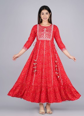 lovista Anarkali Gown(Red)