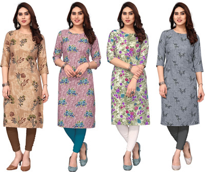 KETAKI FASHION Women Printed Straight Kurta(Multicolor)