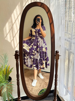 KAMAYRA Flared/A-line Gown(Purple)