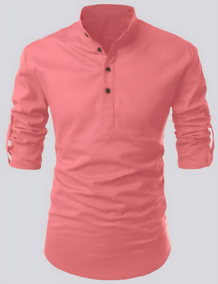 SOMNATHCREATION Men Solid Straight Kurta(Multicolor)