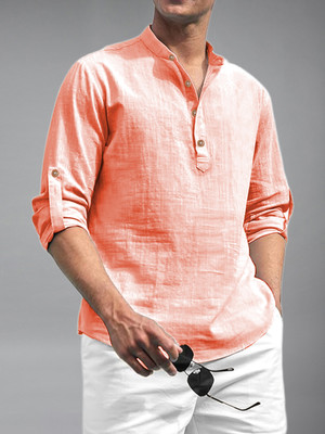 Vida Loca Men Solid A-line Kurta(Multicolor)