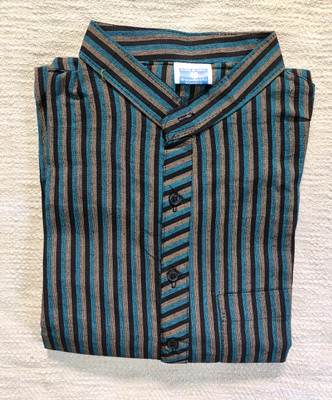 Keshar Men Striped Ethnic Dress Kurta(Multicolor, Black, Blue)
