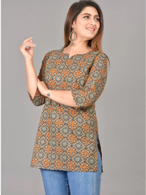 Balaji export Women Printed A-line Kurta(Multicolor)