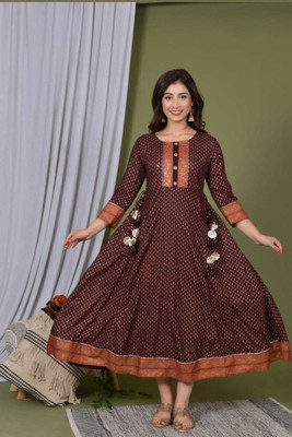WGC Flared/A-line Gown(Maroon)