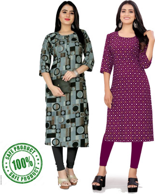 MIROSELLY CREATION Women Printed A-line Kurta(Multicolor)