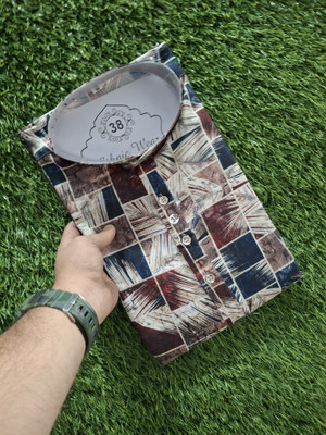 Nnc Men Geometric Print, Printed Straight Kurta(Multicolor)