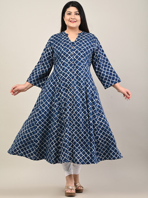 Swasti Women Printed A-line Kurta(Multicolor)