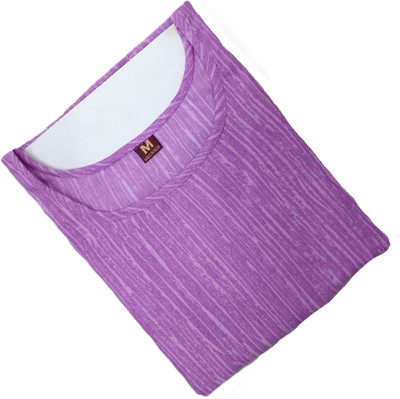 RIDDHI COLLECTION MALL Women Printed A-line Kurta(Purple)