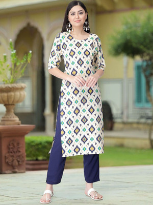 Moda Rapido Men Solid Straight Kurta(Multicolor)