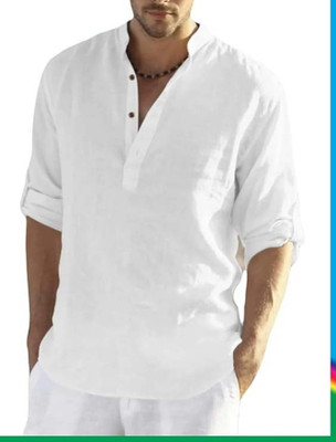 Locuss Men Solid Pathani Kurta(Multicolor)