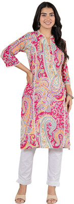 THBMTRENDS Women Paisley A-line Kurta(Multicolor)