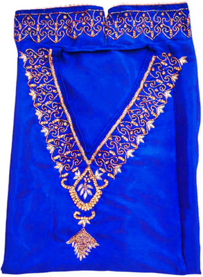 Altu collection Women Self Design Cape Top Kurta(Blue)