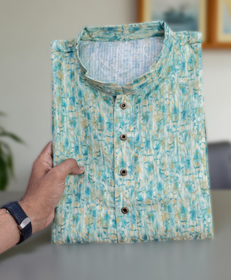 MOXTE Men Printed Straight Kurta(Multicolor)