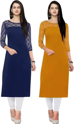 Dream Beauty Fashion Women Self Design A-line Kurta(Grey)