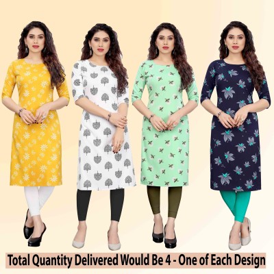 KETAKI FASHION Women Printed Straight Kurta(Multicolor)