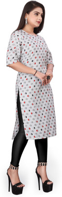 JAYA DESIGNER Women Printed A-line Kurta(Multicolor)