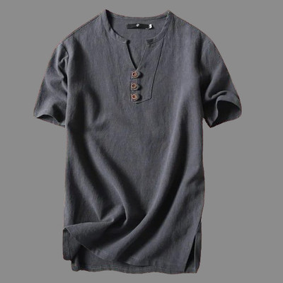 HouseOfCommon Men Solid Straight Kurta(Green)