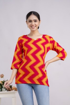 Sati factory Women Printed A-line Kurta(Multicolor)