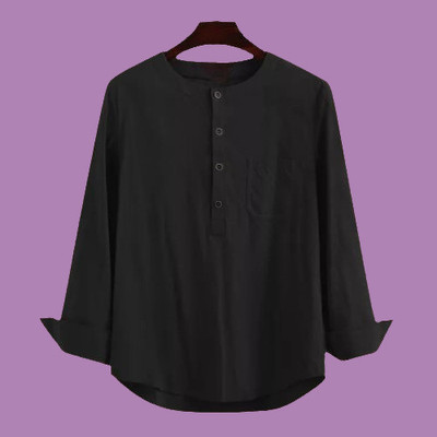 ZAKOD Men Solid Straight Kurta(Light Blue)