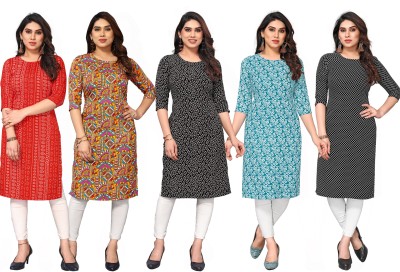 KETAKI FASHION Women Printed Straight Kurta(Multicolor)