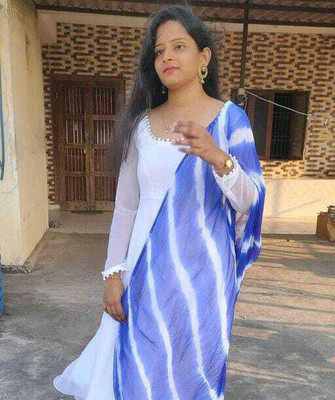 NIRVA ENTERPRISE Anarkali Gown(White)