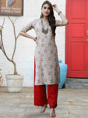 Moda Rapido Women Printed A-line Kurta(Multicolor)