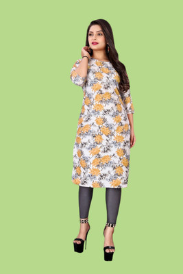 Tulsii Fab Women Printed Anarkali Kurta(Multicolor)