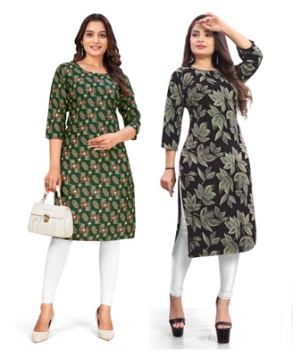 SUMITA SAREE Women Printed A-line Kurta(Multicolor)