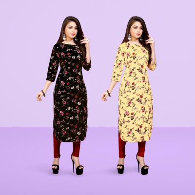 AG Textile Women Printed Anarkali Kurta(Multicolor)