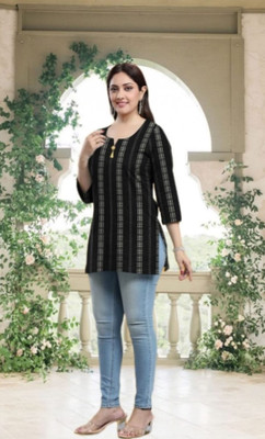 Royality Women Embroidered Anarkali Kurta(Black)
