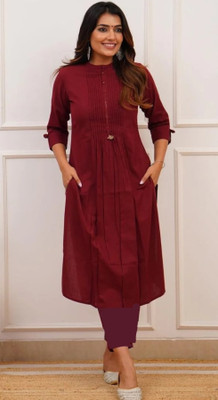 PRAVIK Self Design Kurta, Trouser/Pant & Dupatta Set