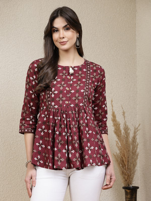Stylum Casual Printed Women Multicolor Top