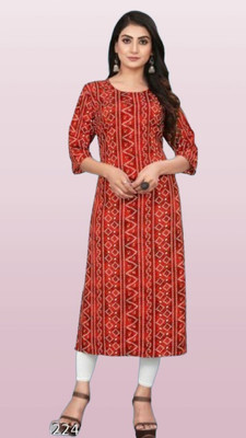 SARTHI FASHION HUB Women Printed A-line Kurta(Multicolor)
