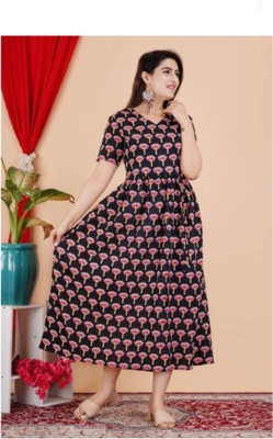 Etzin Flared/A-line Gown(Black)
