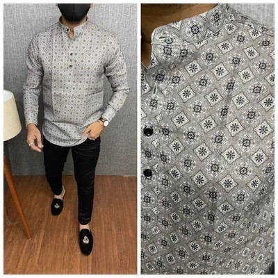 PROFISOL Men Printed Straight Kurta(Multicolor)