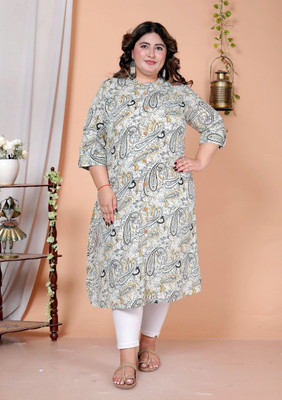 Avnii Women Printed A-line Kurta(Multicolor)
