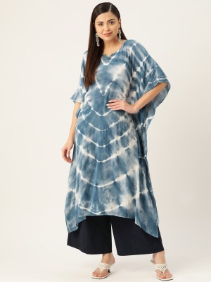 PinkTribe Printed Rayon Women Kaftan