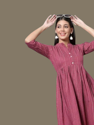 Kfashionbfc Women Maxi Multicolor Full Length Dress
