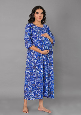 Phalodi Creation Women Printed Anarkali Kurta(Multicolor)