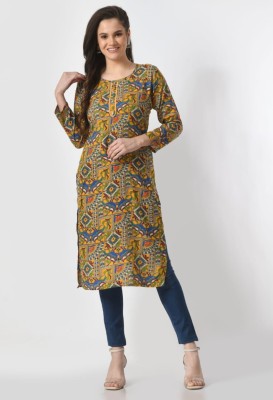 MISS BALIKA Women Printed Ethnic Dress Kurta(Yellow)