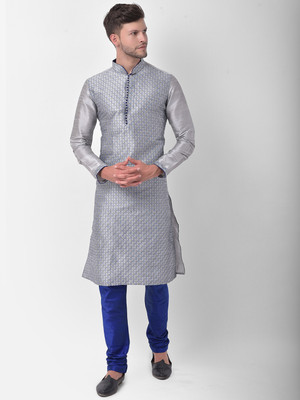 DEYANN Men Kurta Churidar Set