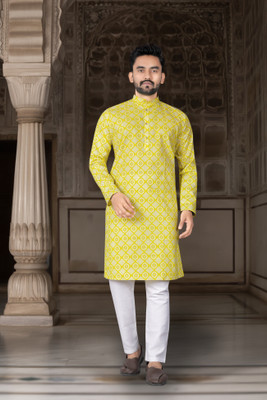 DHASU TRENDZ Men Kurta Pant Set