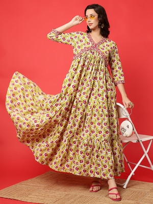 Evika Anarkali Gown(Multicolor)