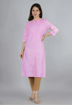 Alastar Women Printed A-line Kurta(Blue)
