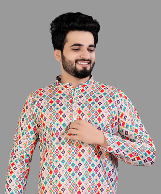 FABWAX Men Kurta Pyjama Set