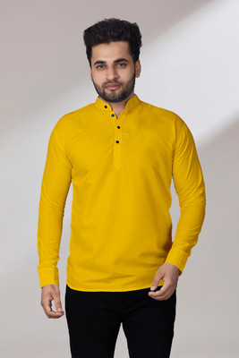 Fashion Marts Men Solid Straight Kurta(Multicolor)