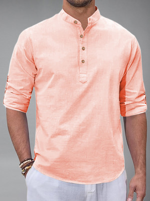 Yugnik Men Solid Straight Kurta(Multicolor)